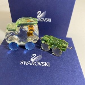 Retired and very Rare Swarovski Crystal Tim the Train set. Excellent condition